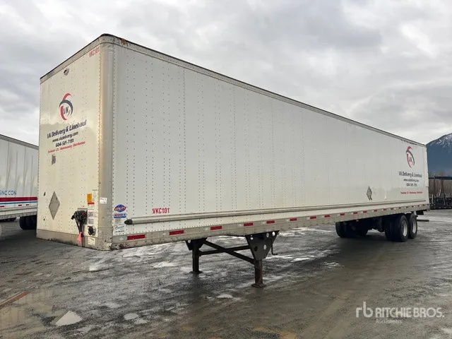 2019 Utility 53 ft x 102 in T/A Van Trailer