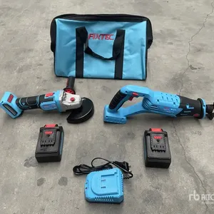 2026 Welgtek Fixtec FCAG115X1-4 Outils Sur Batterie (Non Utilise) Cordless Power Tools Kit (Unused)