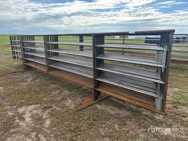 Quantity of (10) 5 ft x 24 ft Livestock Panel (Unused)