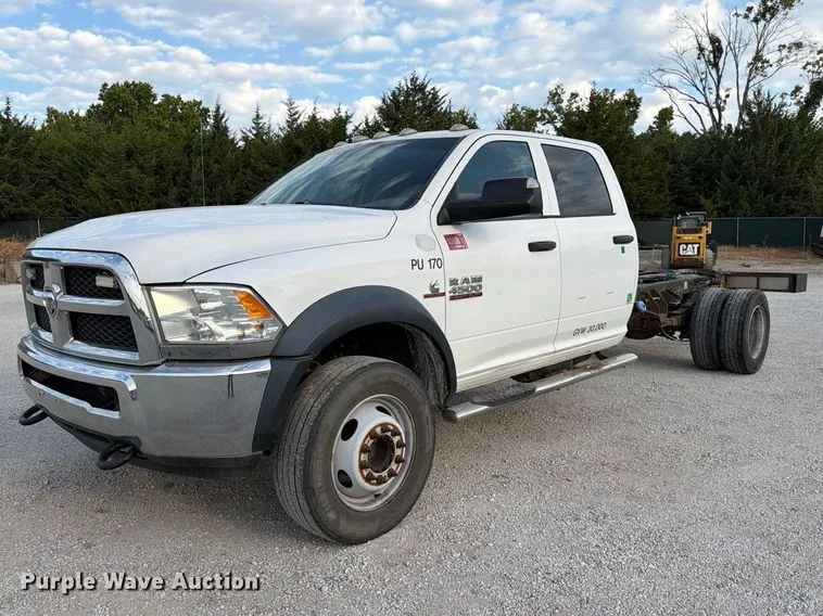2014 RAM 4500 Crew Cab truck cab and chassis