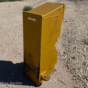 Motor grader front push block