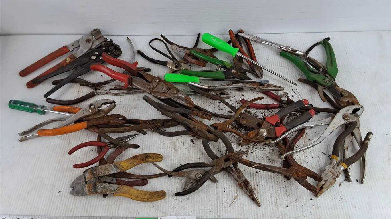 Pliers, Needle Nose Pliers, Screwdrivers, Tin Shears