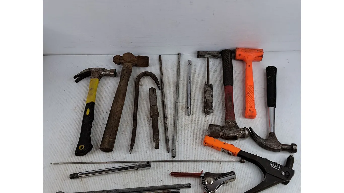 Mallets, Riveter, Crowbar, Misc