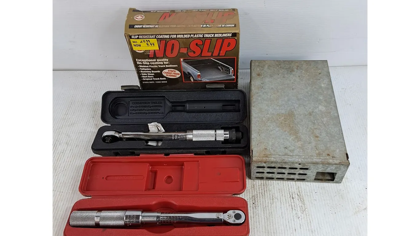 No Slip Truck Bed Coating, Rodent Trap & 1/4." Drive Torque Wrenches