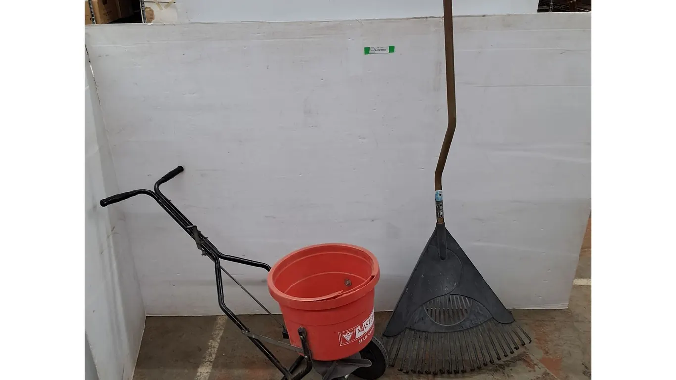 **64" Rake & Mastercraft Broadcast Spreader- Can't Ship