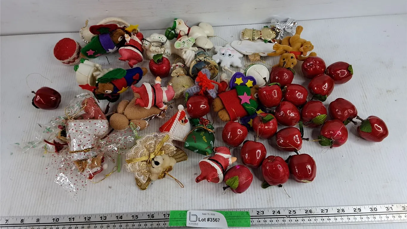 Assorted Christmas Ornaments