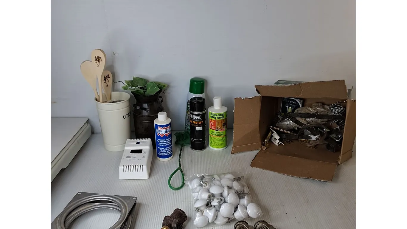 Electrical Equipment, Casters, Tile Grout, Utensil Holder, Fish Net, Misc