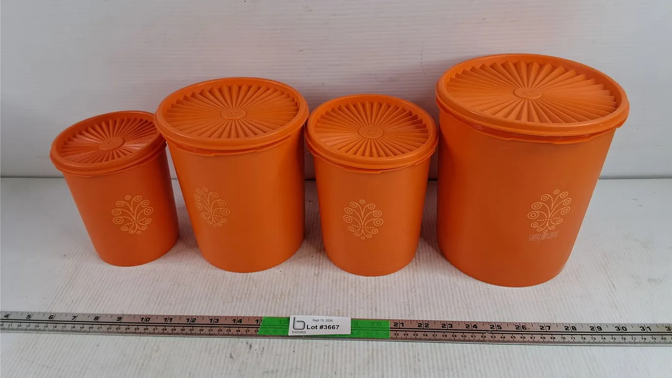 Vintage Tupperware Canister Set