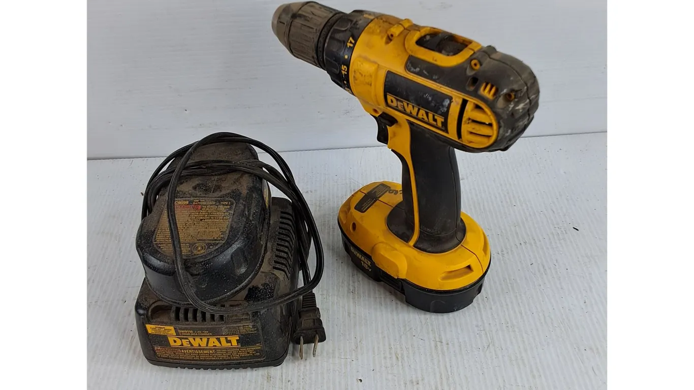 DeWalt Cordless Drill, DeWalt Battery & Battery Charger - As Is