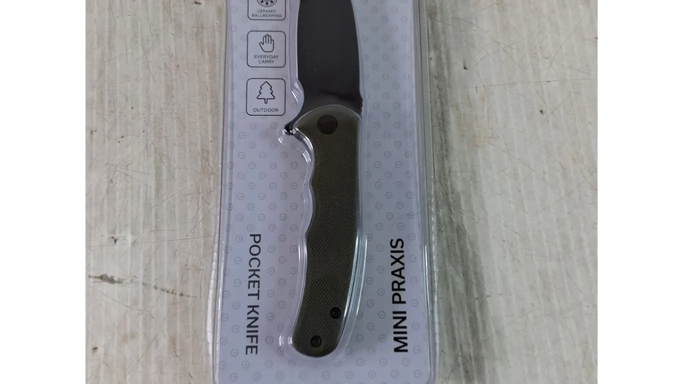 Civivi Mini Praxis Pocket Knife with Zip-Up Carry Case