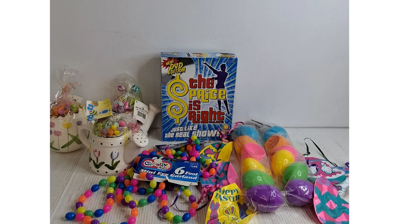 Assorted Easter Decorations, The Price is Right Game