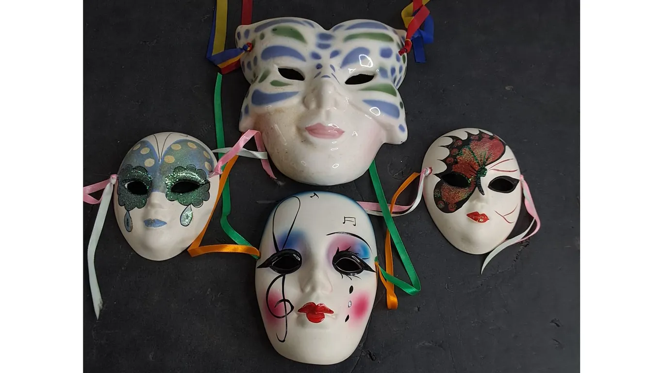(4) Ornamental Masks