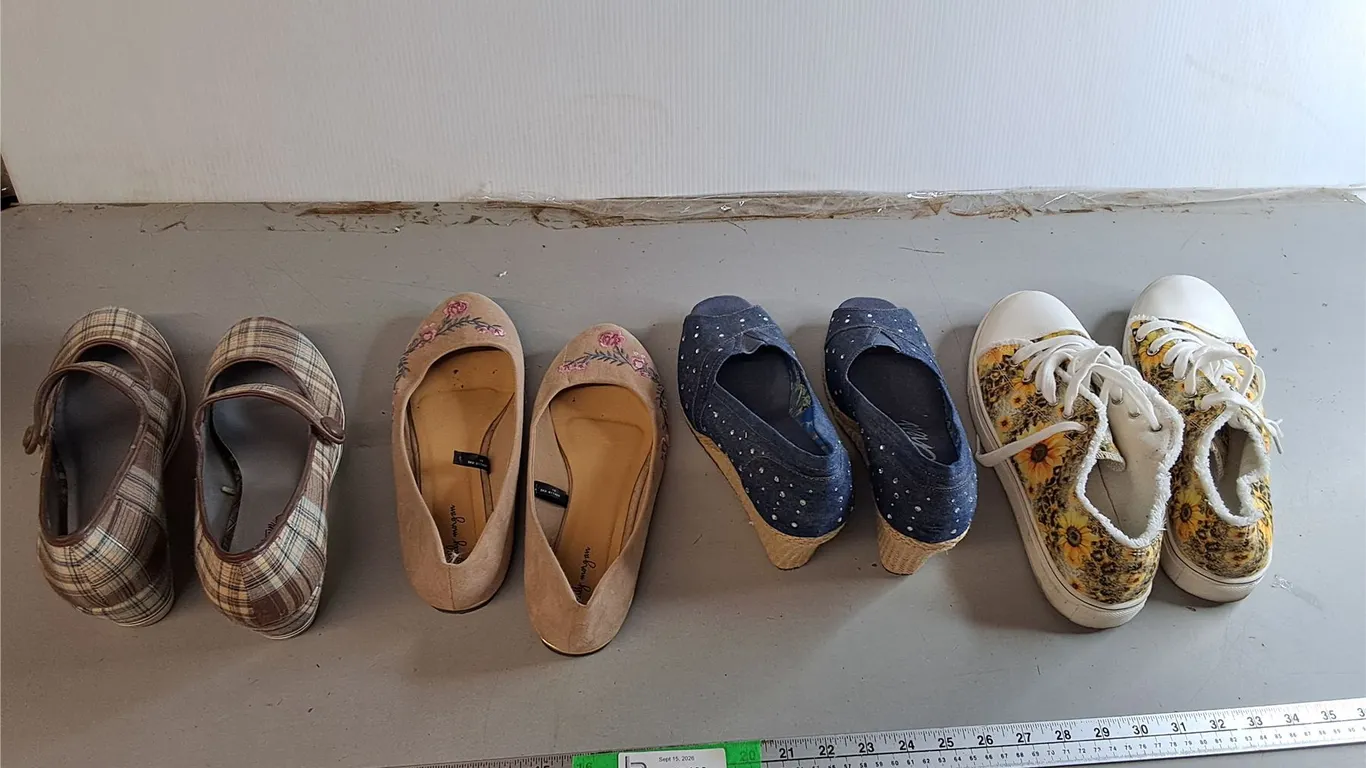 (4) Pairs of Women's Shoes- Approx. Size 9, 10 & 43