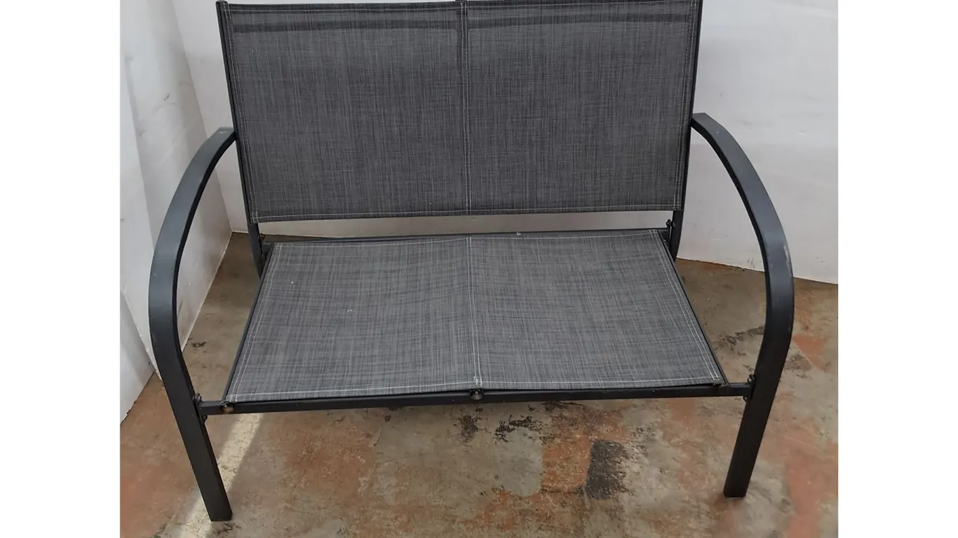 **Metal Patio Bench 42" x 24" x 32"- Can't Ship