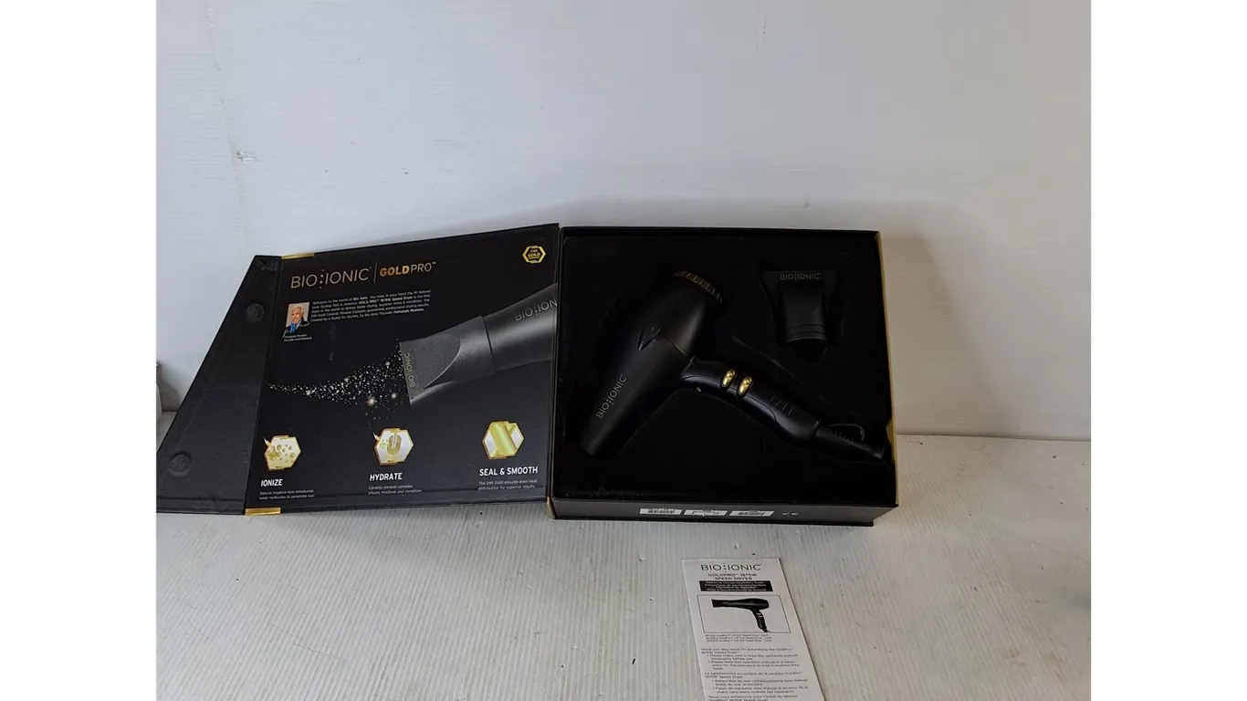 Bio Ionic GoldPro 1875W Speed Hair Dryer (NIB, untested)