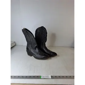 Black Cowboy Boots Mens 11" ( as is,)