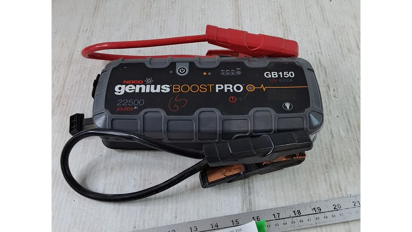 Noco GB150 Boost Pro Jump Starter Powers On