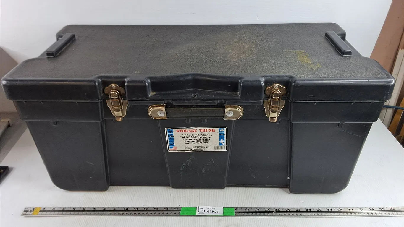 *Plastic Storage Trunk - PICKUP ONLY