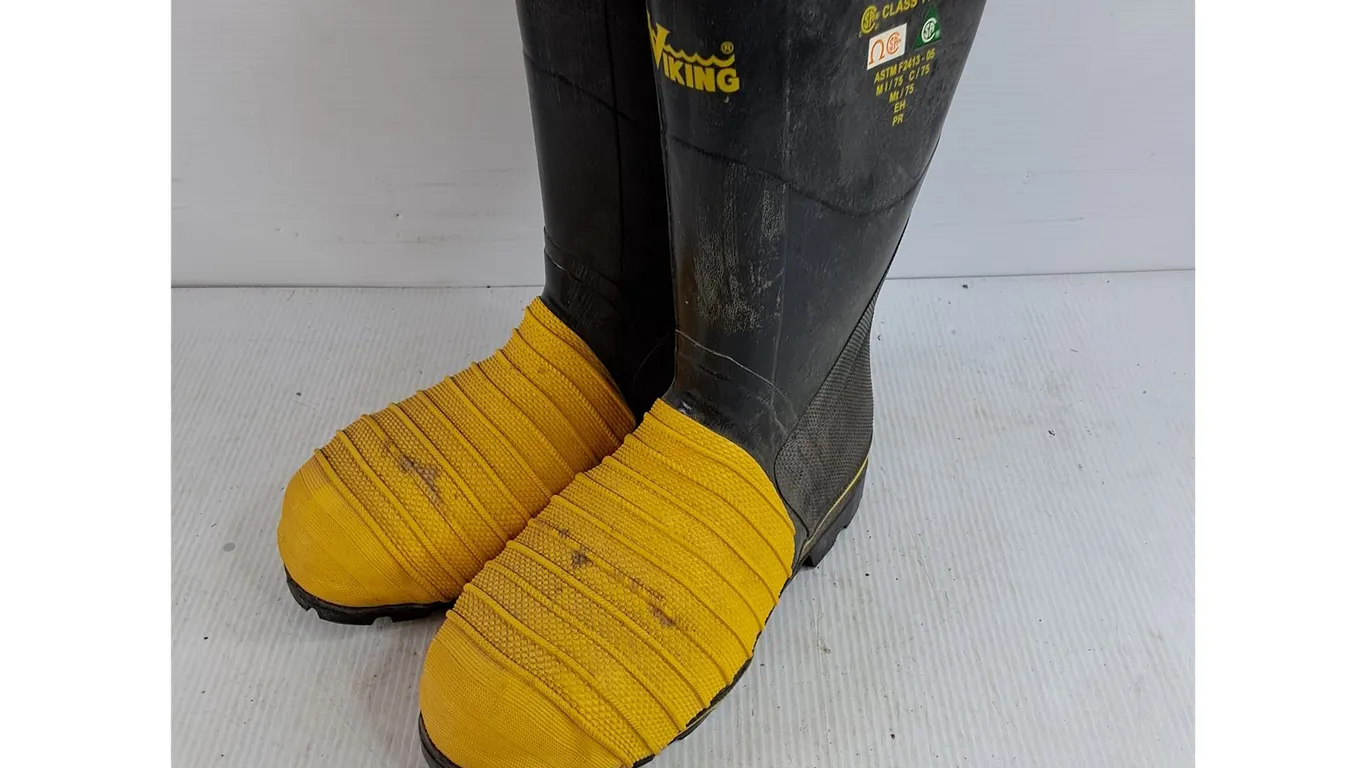 Viking Steel Toe Rubber Boots - Size 10