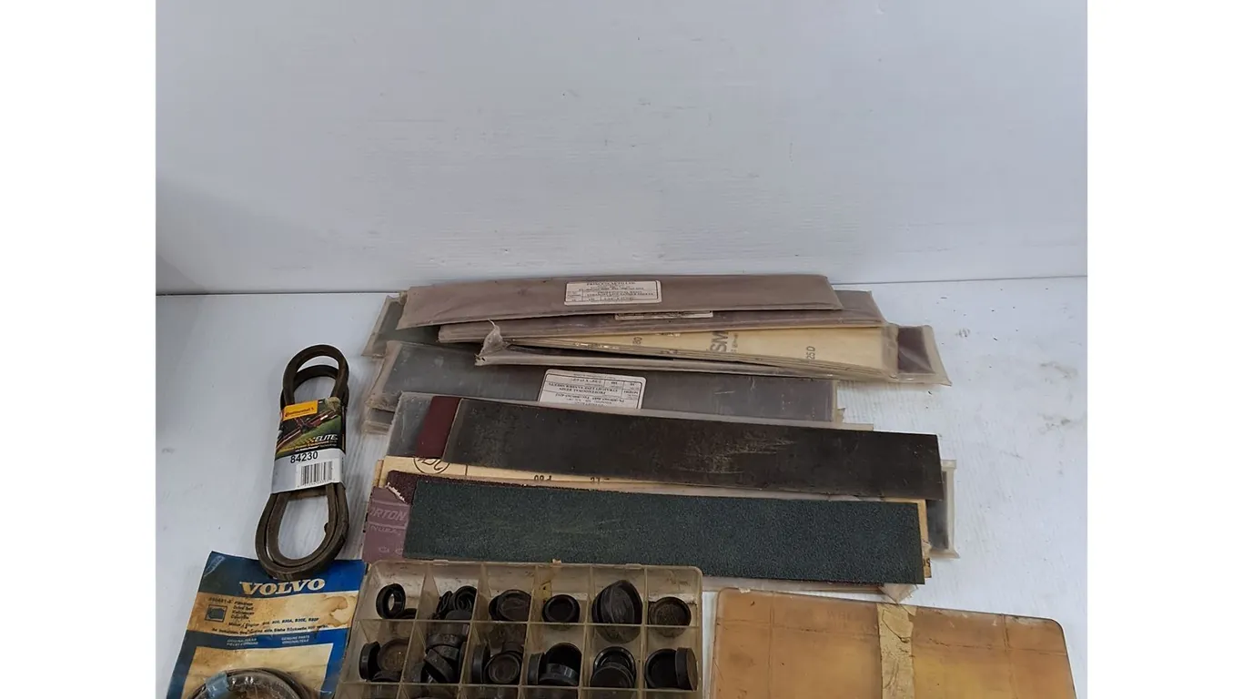Sander Sheets, Drive Belts & Wheel Cylinder Cup Assortment