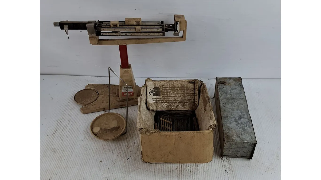 Cent O Gram Scale, Brad Nails & Rodent Trap