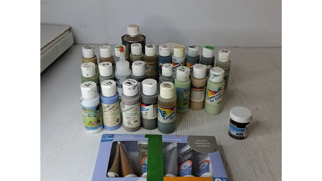 Cream Coat By Delta & Softees Acrylic Paints ( as is)
