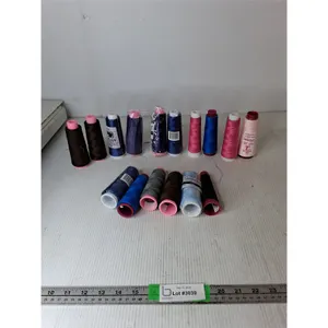 Various Colours Cones of Sewing Thread ( as is)
