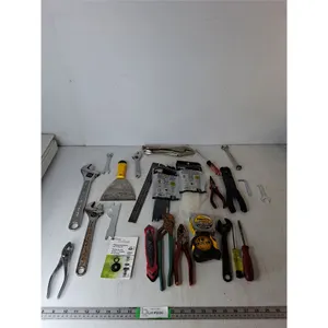 Wrenches, Screwdriver, Zip Ties, Pliers, Tape Measures, Replacement Washers, Misc ( as is)