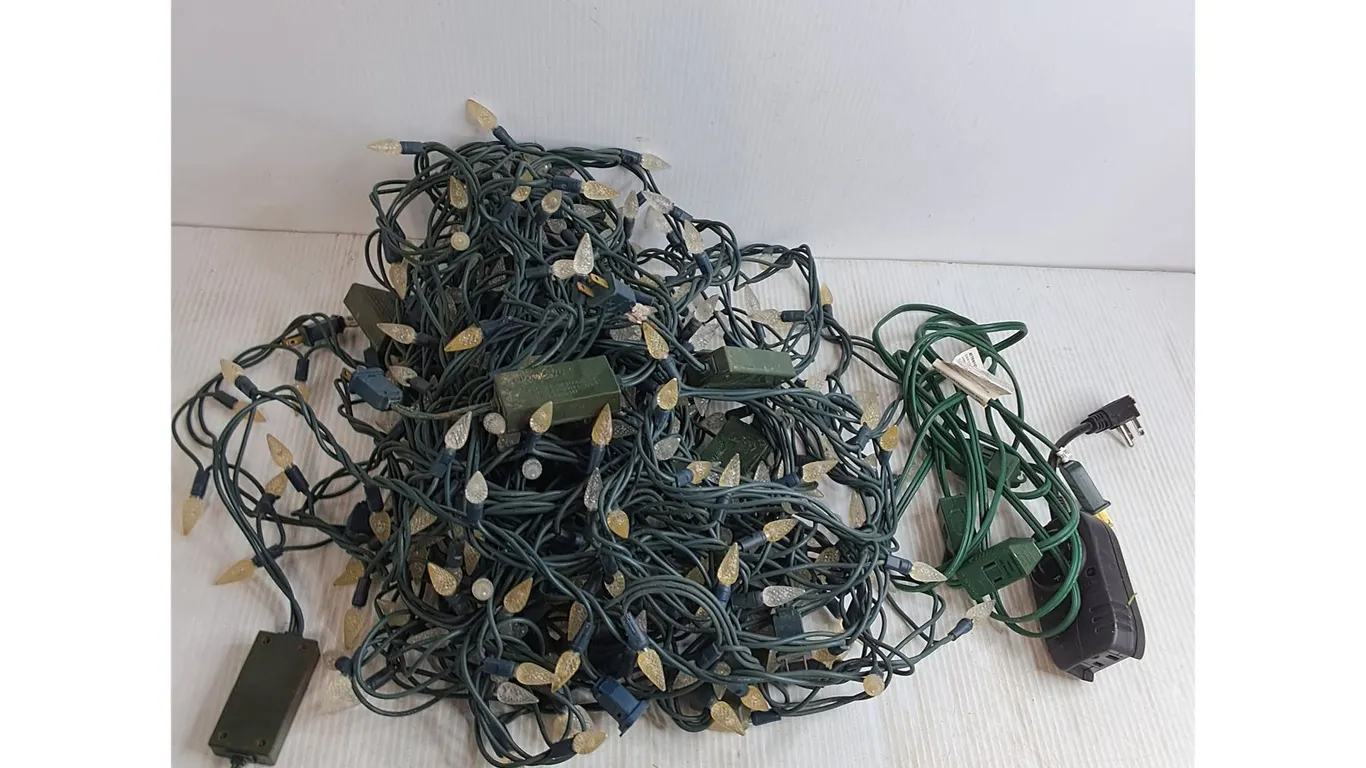 Light Purple Color String Lights- Tested, Timer, Extension