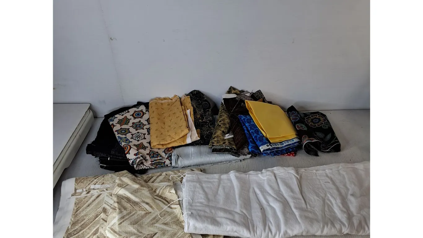 Variety Of Fabric Pieces
