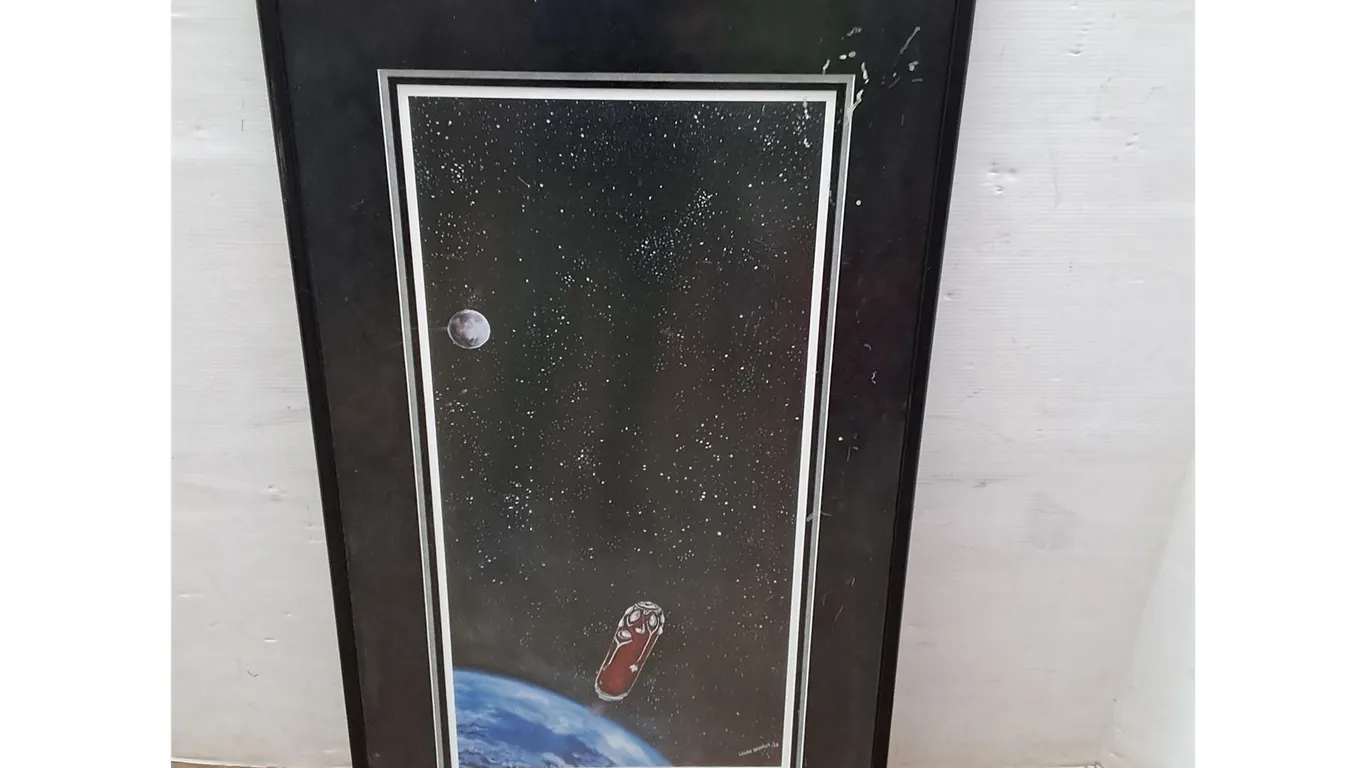 *Famed Spaced Themed Print 41.5" x 23" - Can't Ship
