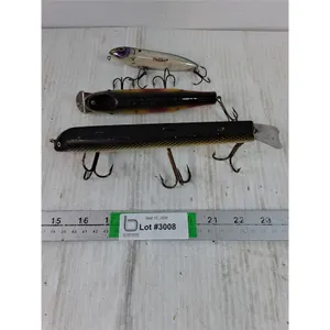 (3) Vintage Fishing Hooks