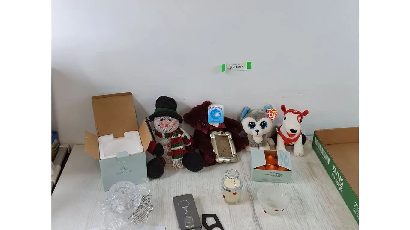 Birthstone Bear January Garnet, Ty Beanie Boos Slush, Candles, Keychain, Misc