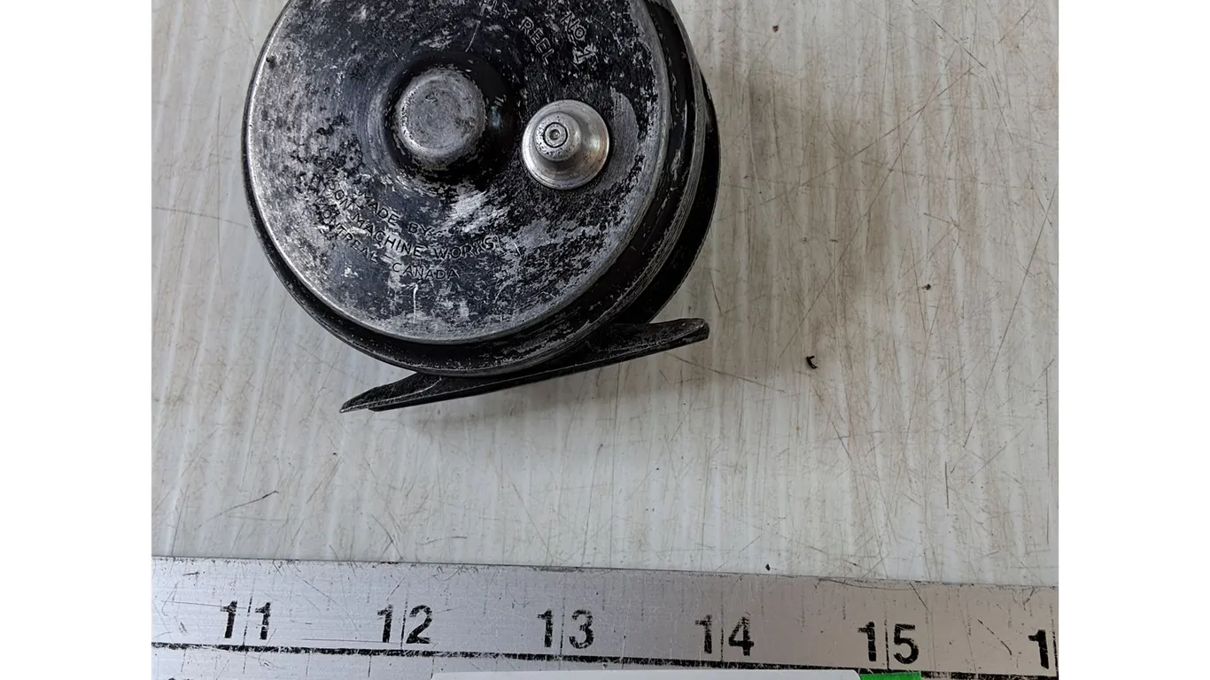 Laurentian No.1 Dry Fly Wheel Black Fishing Rod Wheel
