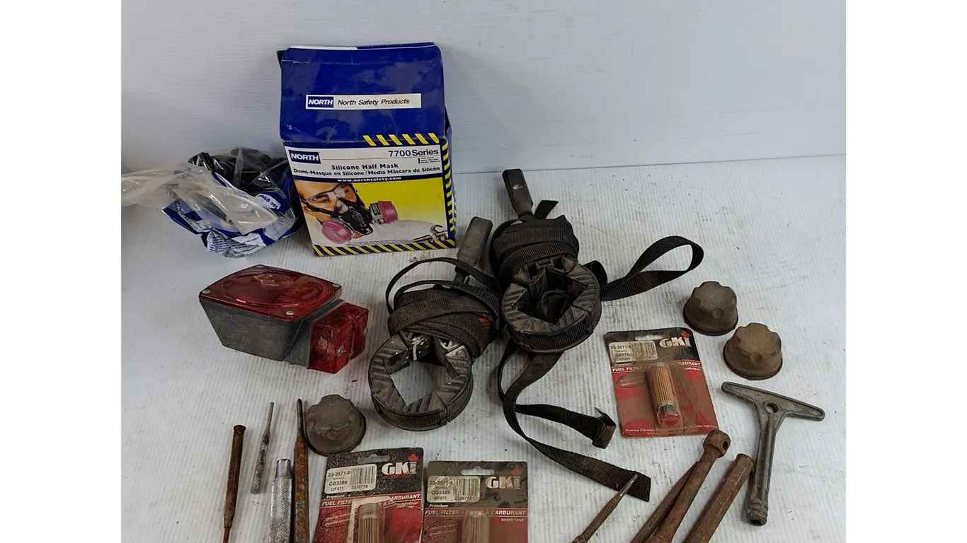 Silicone Half Mask, Fuel Filters, Taillight, Hole Punches, Misc