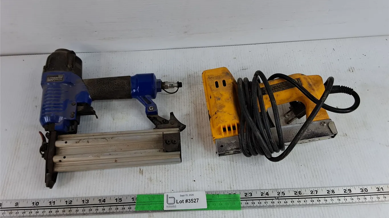 Air & Electric Brad Nailers - Powers On, As Is