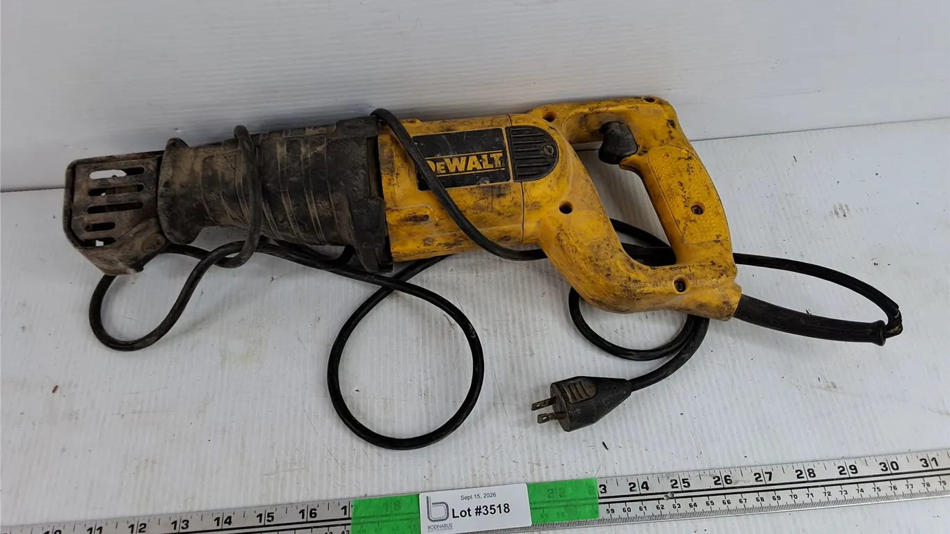 DeWalt Reciprocating Saw - Powers On, As Is