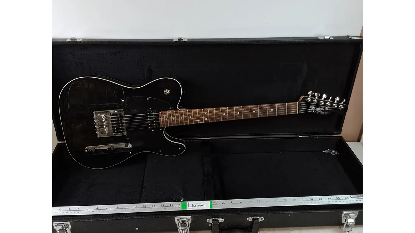 Squier Standard Series Telecaster Electric Guitar with Case-as is
