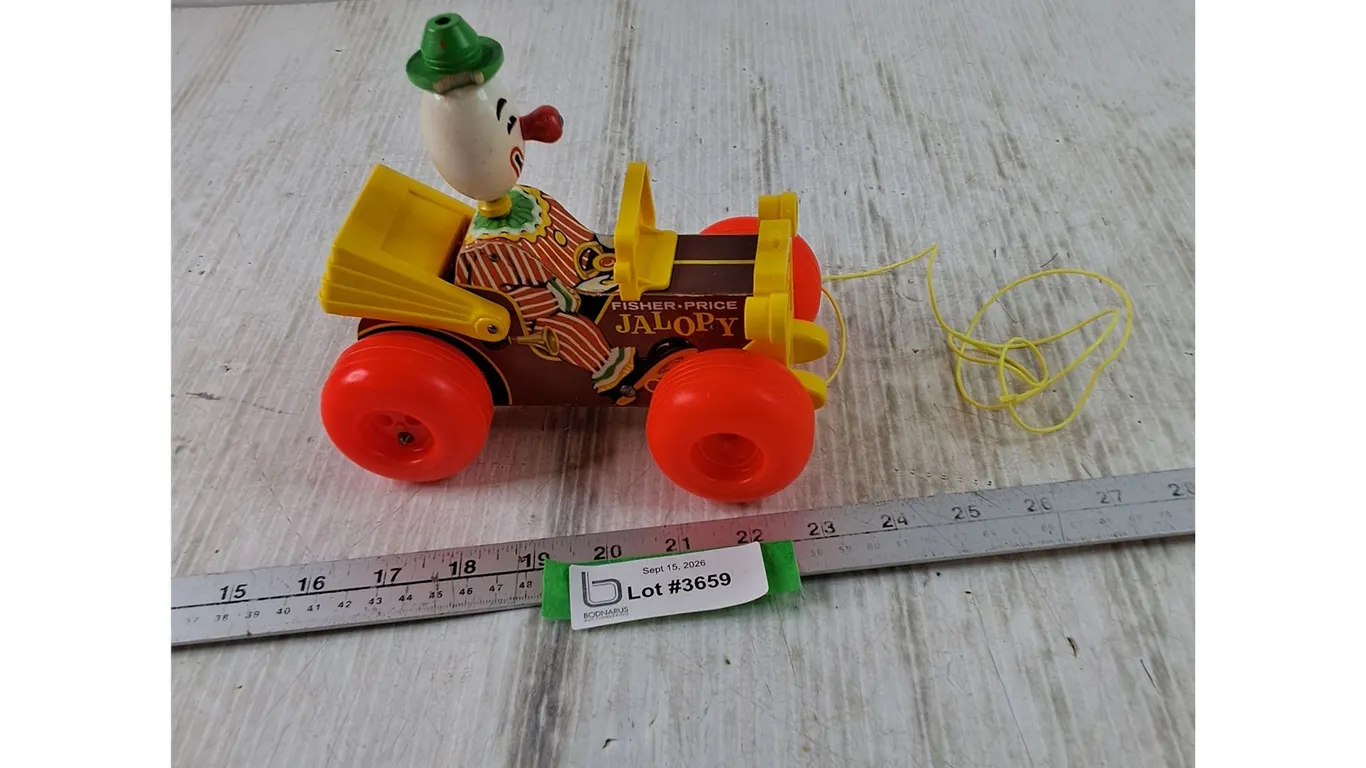 Fisher-Price Clown Jalopy Kids Toy Car