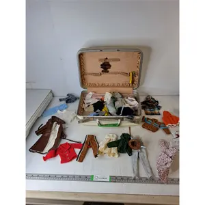Suitcase Of Variety Of Barbie Clothes Handmade