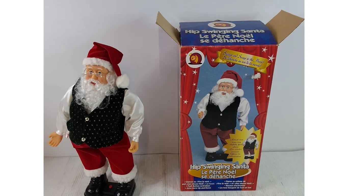 Hip Swinging Santa As-Is With Box