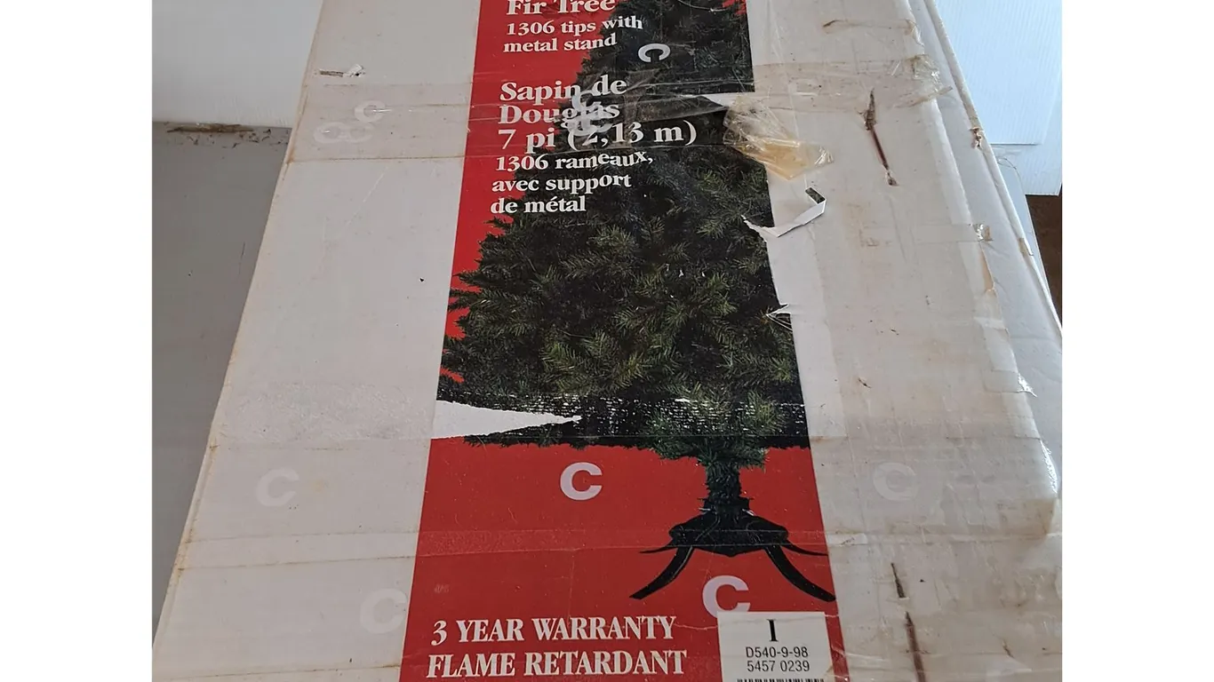 7' Artificial Douglas Fir Tree- Can't Ship