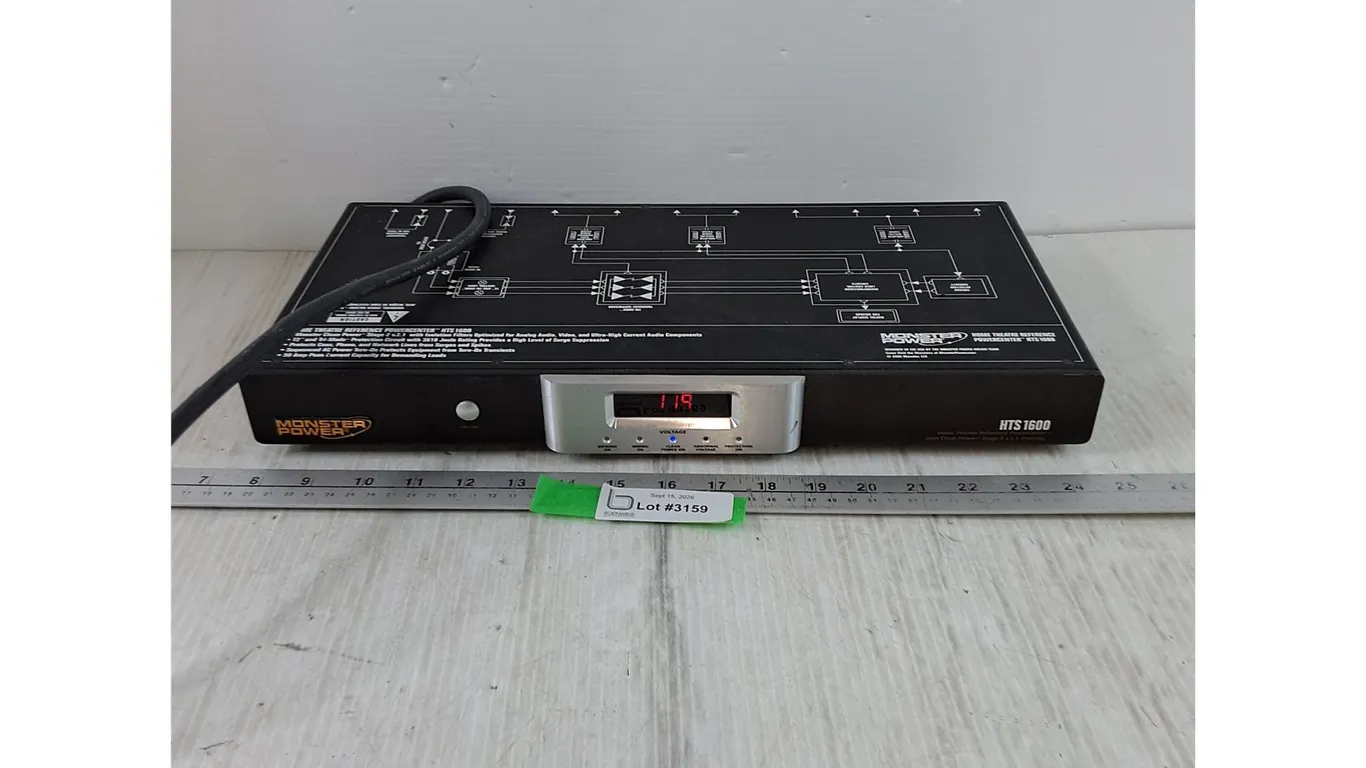 Power Monster Home Theater Reference Power Center Powers On