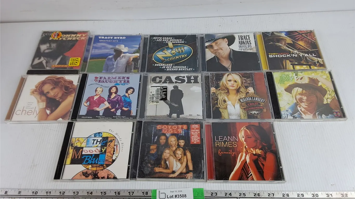 Assorted CDs - Tracy Byrd, Miranda Lambert, Leann Rimes, Misc