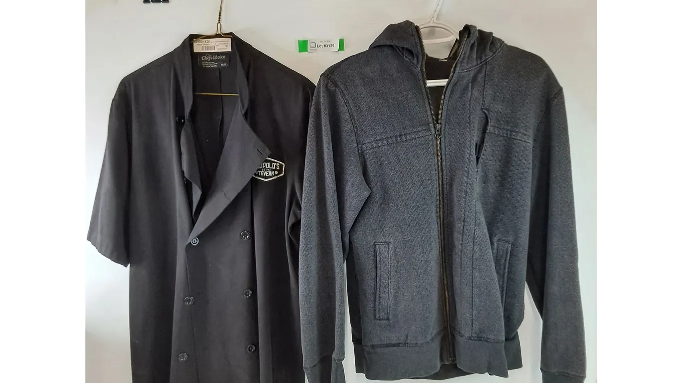 (1) Black Leopold's Tavern Shirt Medium, Grey Lululemon Hoodie ~Medium