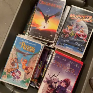 Disney and Family VHS Movies with Animated Titles