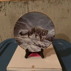 1991 W.S. George "Fleeting Encounter" Fine China Collector Plate by Charles Fracé