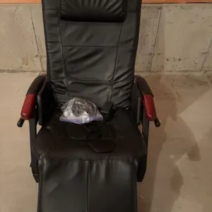 Destress Ultra Black Reclining Massage Chair with Remote