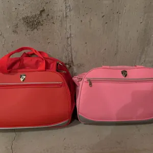 Heys Red and Pink Duffel Bags, 12" x 18" Each
