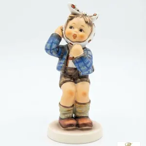 Goebel Hummel Figurine Boy with Kerchief West Germany